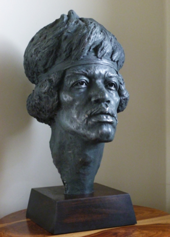 Jimi Hendrix Bust Sculpture