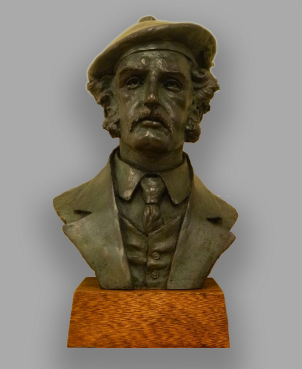 Young Tom Morris Bust Sculpture
