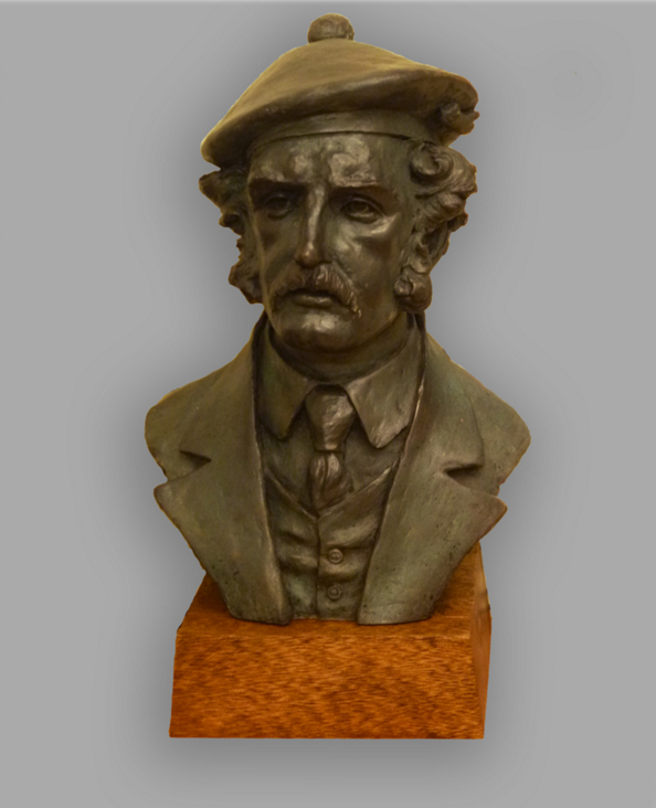 Young Tom Morris Bust Sculpture