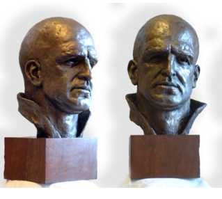 Eric Cantona - Stephen Paterson Portrait Sculpture